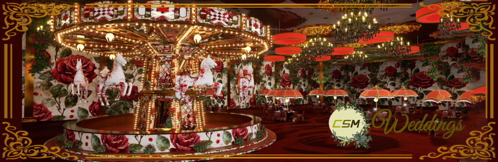 DINING hall design by csmweddings designed by chandra shekhar M