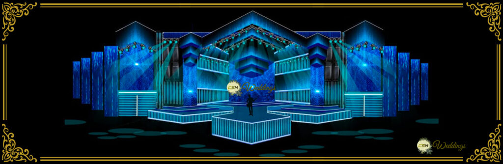 event stage design designed by chandra shekhar M