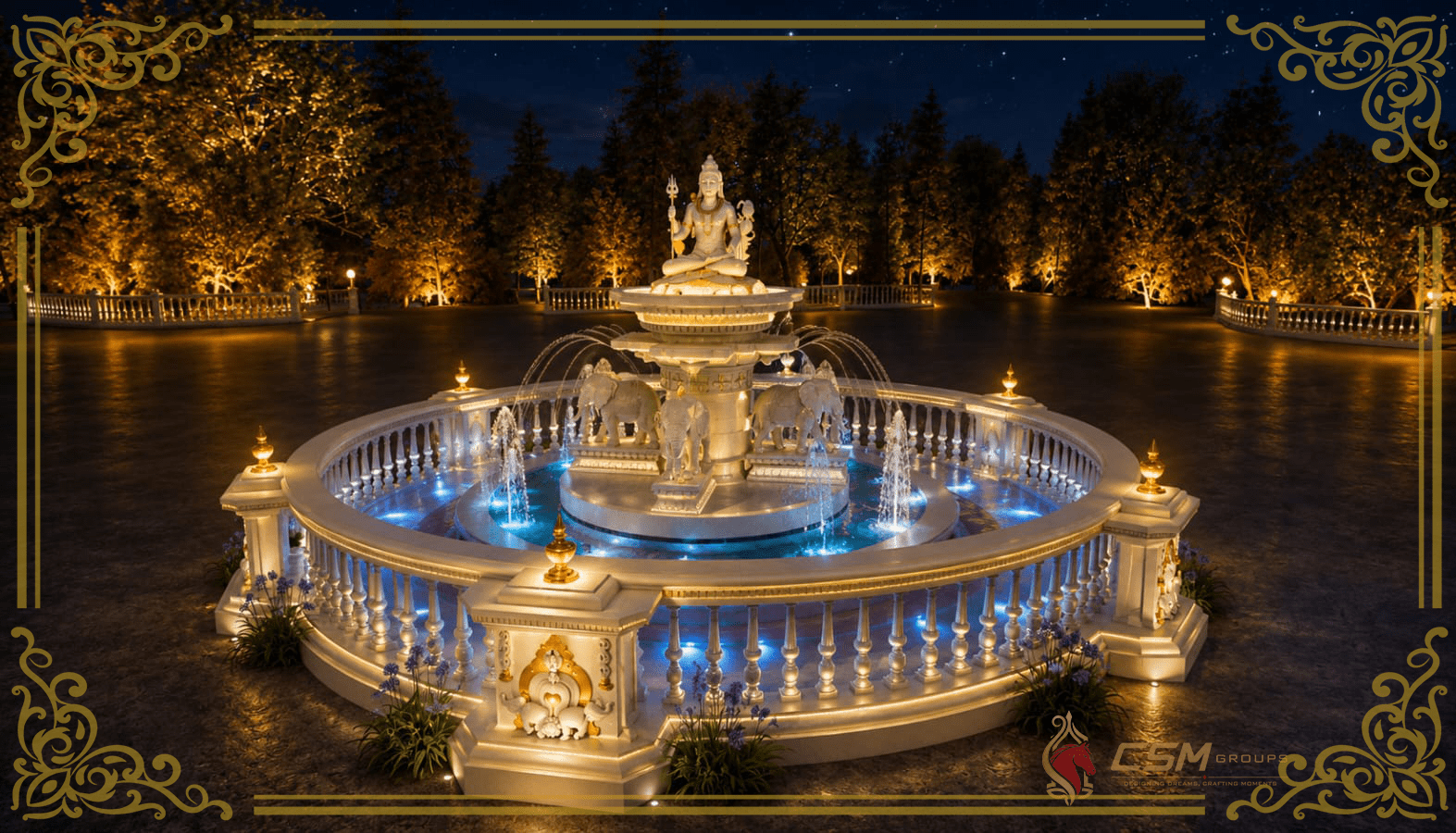 Designed Mysuru Agrahara Circle by Chandra Shekhar M Designer, Founder of CSM Groups, featuring modern urban design, landscape architecture, public space planning, sustainable infrastructure, and landmark beautification in Mysuru, Karnataka.